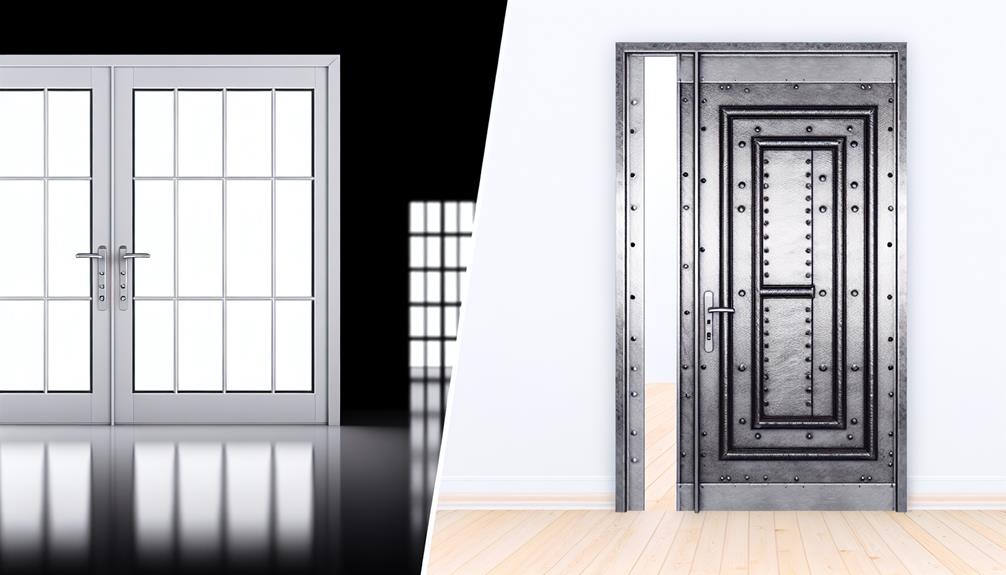 fiberglass or steel doors