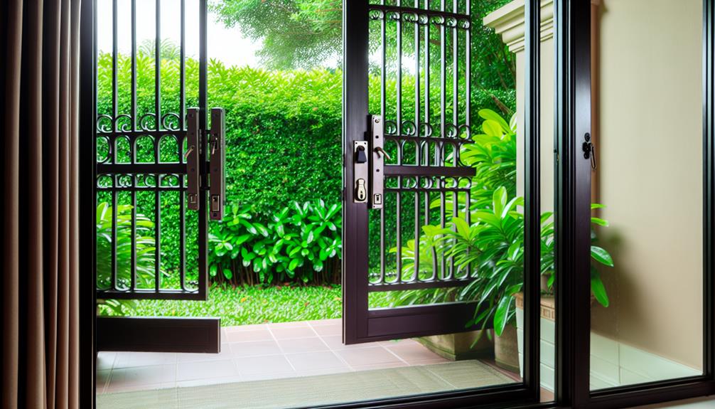 french door security tips