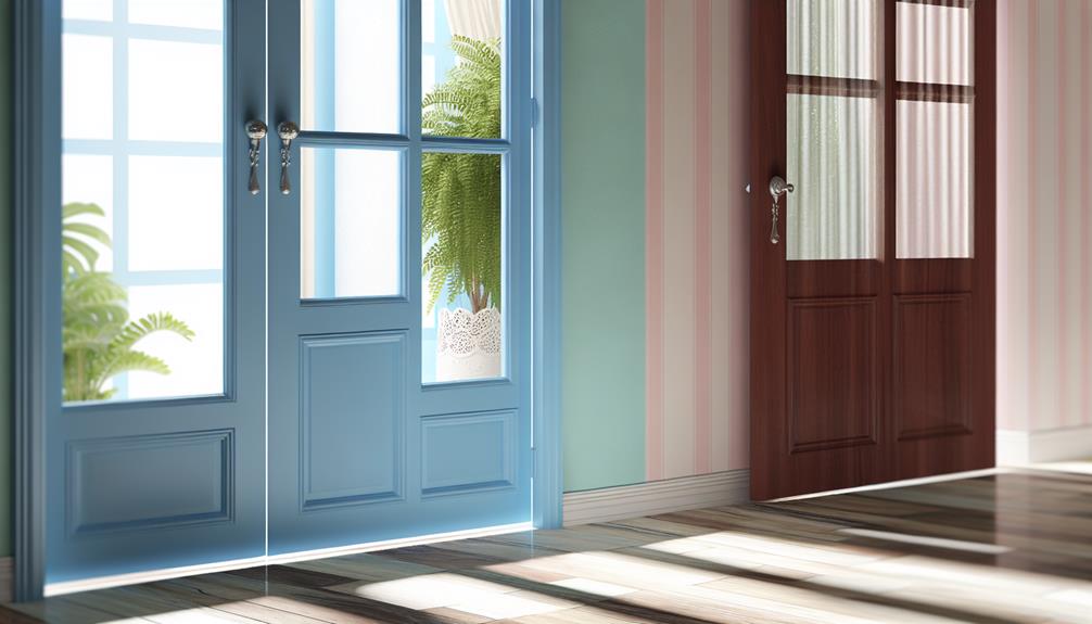 Customize French Doors With Paint and Stain